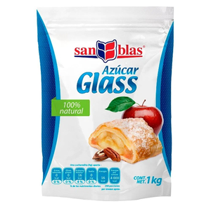 AZUCAR GLASS 100 % NATURAL 1 KG SAN BLAS
