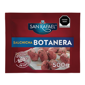 SALCHICHA BOTANERA DE PAVO 500G SRF