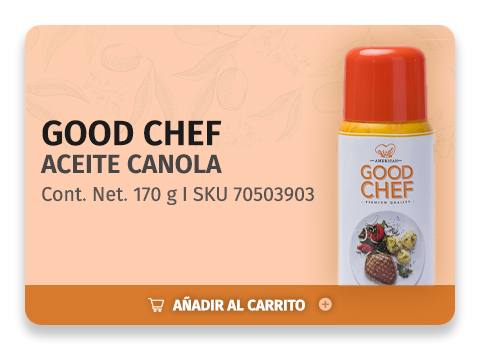 Aceite Aerosol Canola - Good Chef