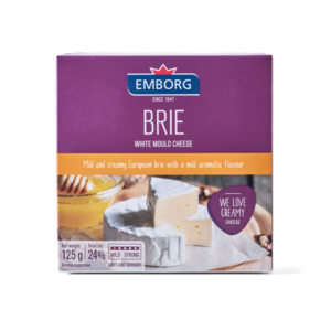 QUESO BRIE 1/.125 KG EMBORG