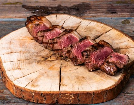 Bife Angosto platillo carne de res argentina